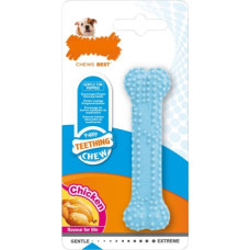 Nylabone Прорезыватель для зубов для собак Nylabone Синий Курица Blue термопласт Размер XS Щенки