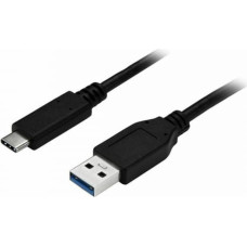 Startech USB A uz USB C Kabelis Startech USB315AC1M           Melns