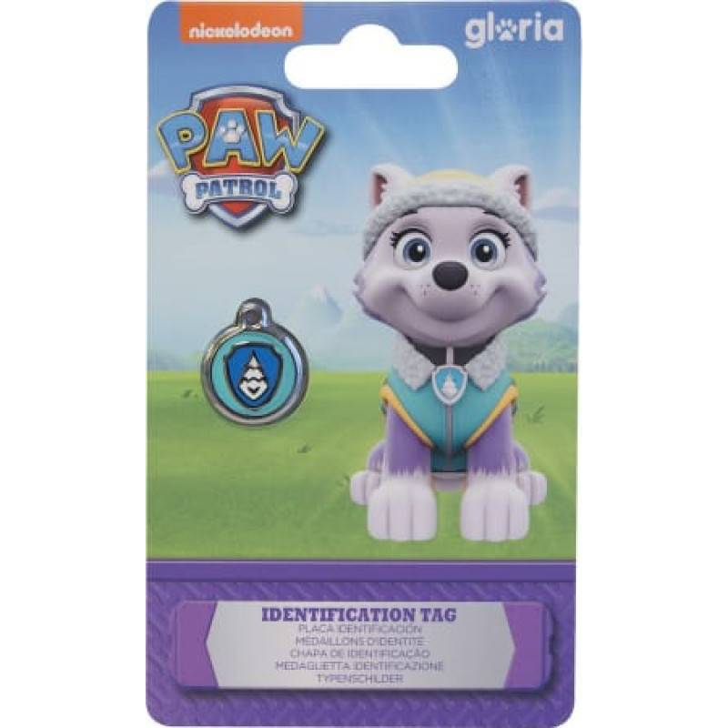 The Paw Patrol Apkakles identifikācijas plāksne The Paw Patrol Everest S Izmērs