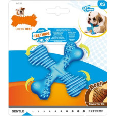 Nylabone Прорезыватель для зубов для собак Nylabone кросс Нейлон Телятина Щенки Говядина