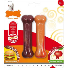 Nylabone Košļājamā rotaļlieta suņiem Nylabone Extreme Chew Twin Ābols Siers Hamburgers S Izmērs Neilons (2 pcs)