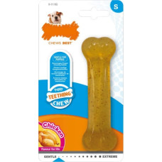 Nylabone Прорезыватель для зубов для собак Nylabone Размер М Курица термопласт Щенки