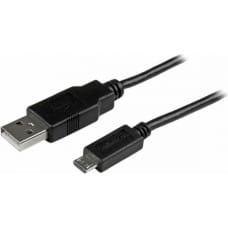 Startech USB to mikro USB kabelis Startech USBAUB1MBK           Melns