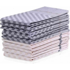Decoking KIT/LOUIE/CHECKERED/CREAM&CHARCOAL/10PACK/50x70