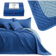 Ameliahome BEDS/AH/SOFTA/DARKBLUE+BLUESKY/170x270