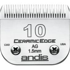 Andis Лезвия Andis 10 Керамика Пёс Сталь Углеродистая сталь (1,5 mm)