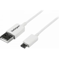 Startech USB to mikro USB kabelis Startech USBPAUB2MW           Balts