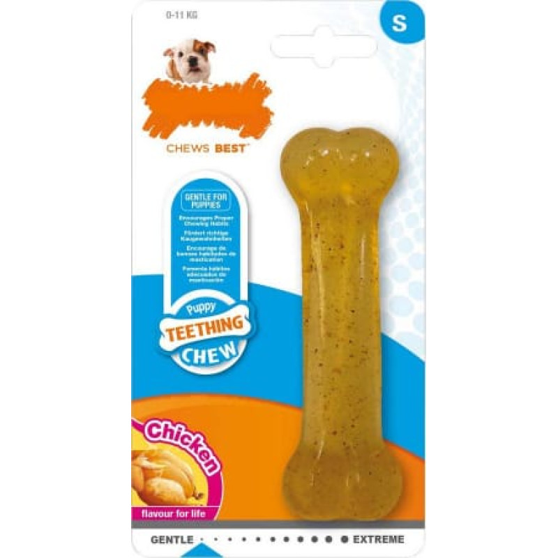 Nylabone Dog teether Nylabone S Izmērs Cālis Termoplastisks Kucēni