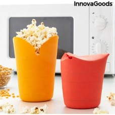 Innovagoods Складные силиконовые попкорницы Popbox InnovaGoods (2 штуки)