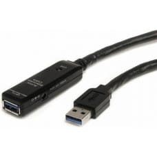 Startech USB Kabelis Startech USB3AAEXT5M          USB A Melns