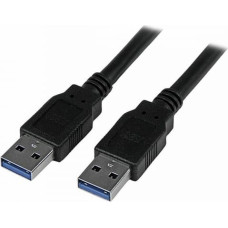 Startech USB Kabelis 3.0 Startech USB3SAA3MBK 3 m Melns