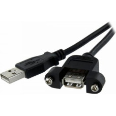 Startech USB Kabelis Startech USBPNLAFAM2          Melns 60 cm