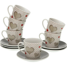 Versa Чайный набор Versa Sweet Porcelāns (6 Daudzums) (9 x 14 x 14 cm)