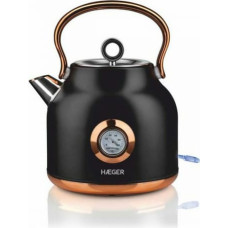 Haeger Ūdens Vārītājs un Elektriskā Tējkanna Haeger Art Deco Black 2200 W (1,7 L)