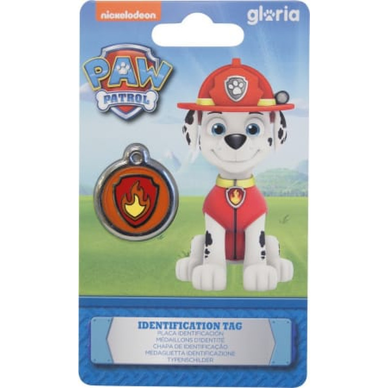 The Paw Patrol Фирменная табличка для ожерелья The Paw Patrol Marshall Размер М