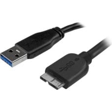 Startech USB to mikro USB kabelis Startech USB3AUB50CMS         Melns