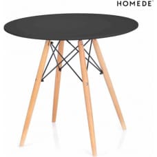 Homede TABLE/HOM/TEBE/BLACK/O85X85