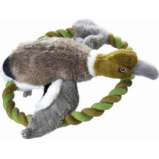 Hunter Плюшевая игрушка для собак Hunter Wildlife Train С веревкой утка (26 cm)