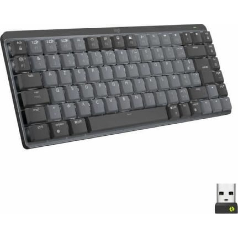 Logitech Klaviatūra Logitech MX Mini AZERTY Tumši pelēks