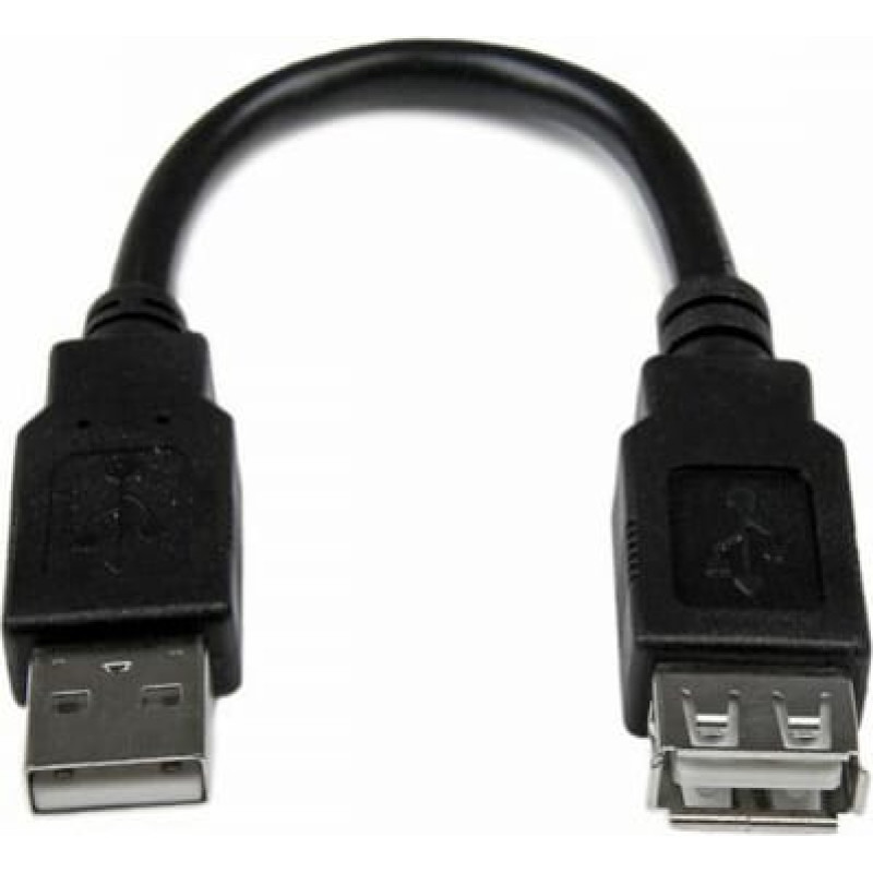 Startech USB Kabelis Startech USBEXTAA6IN          USB A Melns