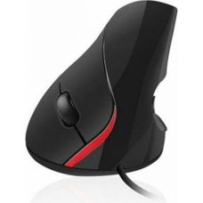 Ewent Ergonomiska optiskā pele Ewent EW3156 1000 dpi USB Melns