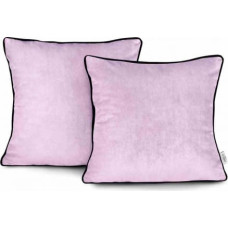 Ameliahome CUS/AH/VELVET/PINK/PIPING/45X45*2