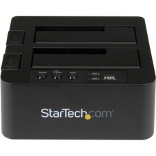 Startech Adapteris Cietajam Diskam Startech SDOCK2U313R          10 Gbps Melns