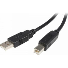 Startech USB A uz USB B Kabelis Startech USB2HAB2M            Melns