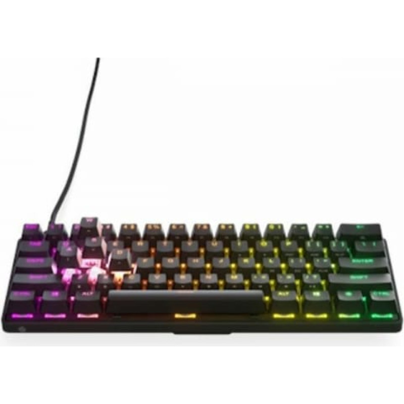 Steelseries Klaviatūra SteelSeries Apex Pro Mini USB Melns Spēles Aizmugurgaismojums LDC AZERTY