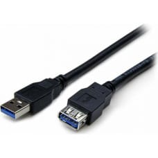Startech USB Kabelis Startech USB3SEXT2MBK         Melns