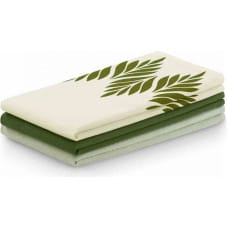 Ameliahome KIT/AH/LETTY/MIX/LEAVES/GREENS/3PACK/50X70