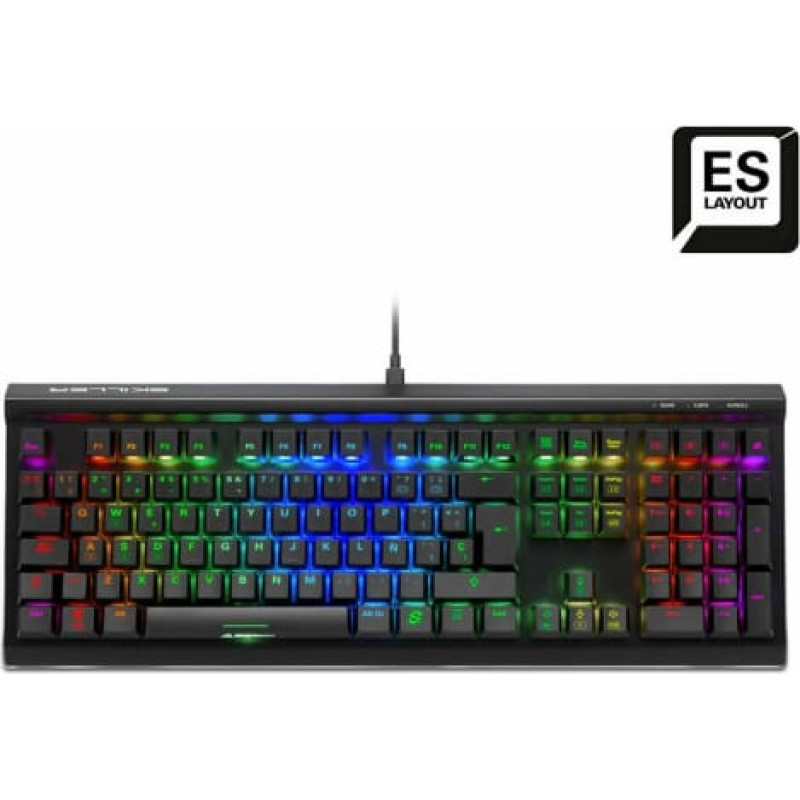 Sharkoon Spēļu Klaviatūra Sharkoon SGK60 Melns RGB