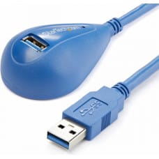 Startech USB Kabelis Startech USB3SEXT5DSK         USB A Zils