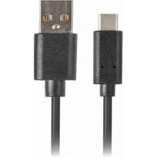 Lanberg USB A uz USB C Kabelis Lanberg CA-USBO-20CU-0010-BK