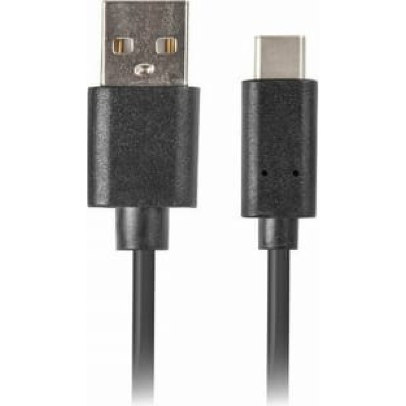 Lanberg USB A uz USB C Kabelis Lanberg CA-USBO-20CU-0010-BK