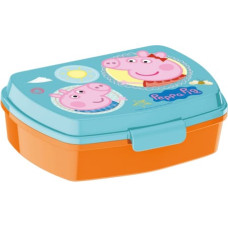 Peppa Pig Sviestmaižu Kastīte Peppa Pig Having fun Plastmasa Gaiši Rozā (17 x 5.6 x 13.3 cm)