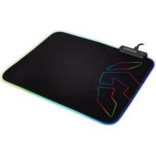 Krom Datorspēļu paliktnis ar LED gaismām Krom Knout RGB (32 x 27 x 0,3 cm) Melns