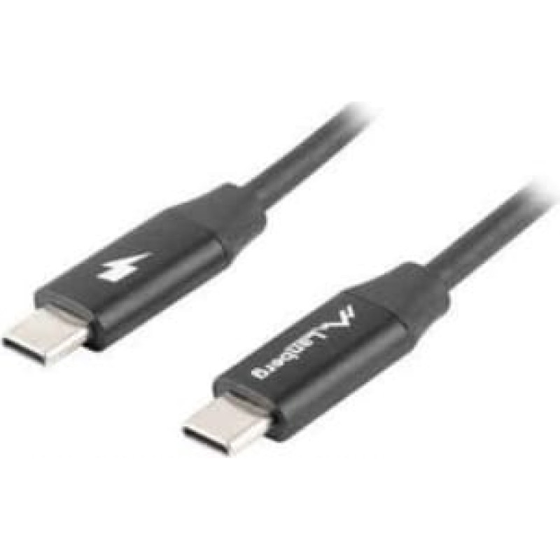 Lanberg Kabelis USB C Lanberg CA-CMCM-40CU-0018-BK (1,8 m) Melns