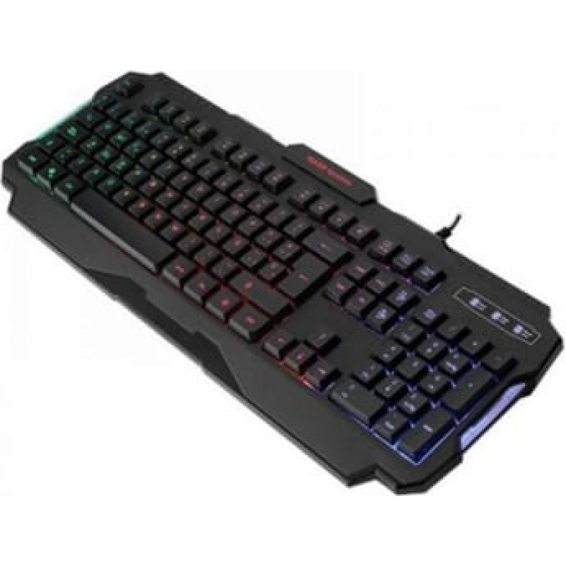 Mars Gaming Spēļu Klaviatūra Mars Gaming MRK0 RGB USB 2.0 Melns