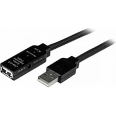 Startech USB pagarinājumu Kabelis Startech USB2AAEXT20M         20 m Melns
