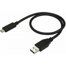 Startech USB A uz USB C Kabelis Startech USB31AC50CM          Melns