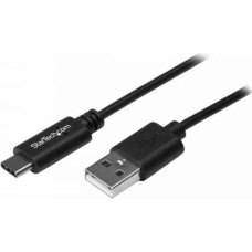 Startech USB A uz USB C Kabelis Startech USB2AC50CM           0,5 m Melns