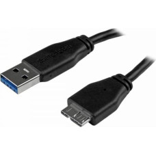 Startech USB to mikro USB kabelis Startech USB3AUB15CMS         Melns