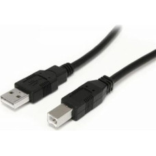 Startech USB A uz USB B Kabelis Startech USB2HAB30AC          Melns