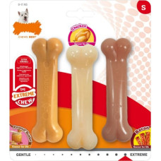 Nylabone Прорезыватель для зубов для собак Nylabone Extreme Chew Value Pack Bacon Арахисовое масло Размер S Курица Нейлон (3 pcs)