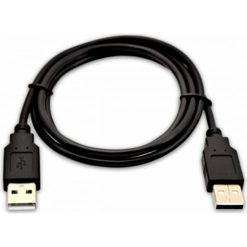 V7 USB Kabelis V7 V7USB2AA-01M-1E      USB A Melns