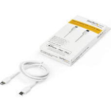 Startech USB uz Lightning Kabelis Startech RUSBCLTMM1MW         Balts