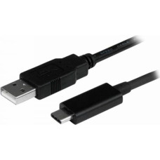 Startech USB A uz USB C Kabelis Startech USB2AC1M             USB C Melns