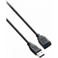 V7 USB Kabelis V7 V7E2USB3EXT-1.8M     USB A Melns