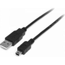 Startech USB A uz USB B Kabelis Startech USB2HABM1M           Melns